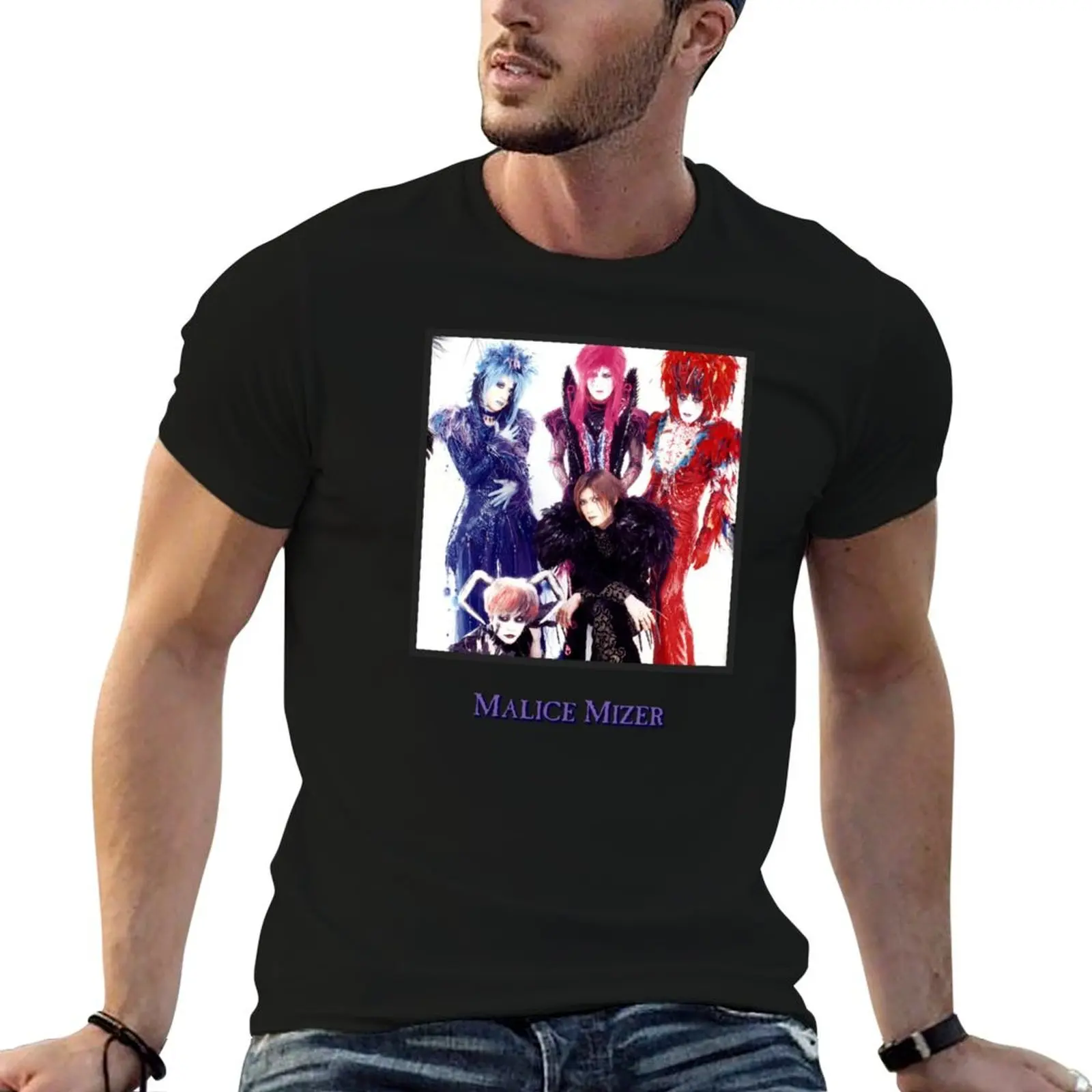 Mann t für Mizer Shirt Malice - - Kami Merveilles Mana, Mann Designer Anime T-Shirt Gackt, Shirts t