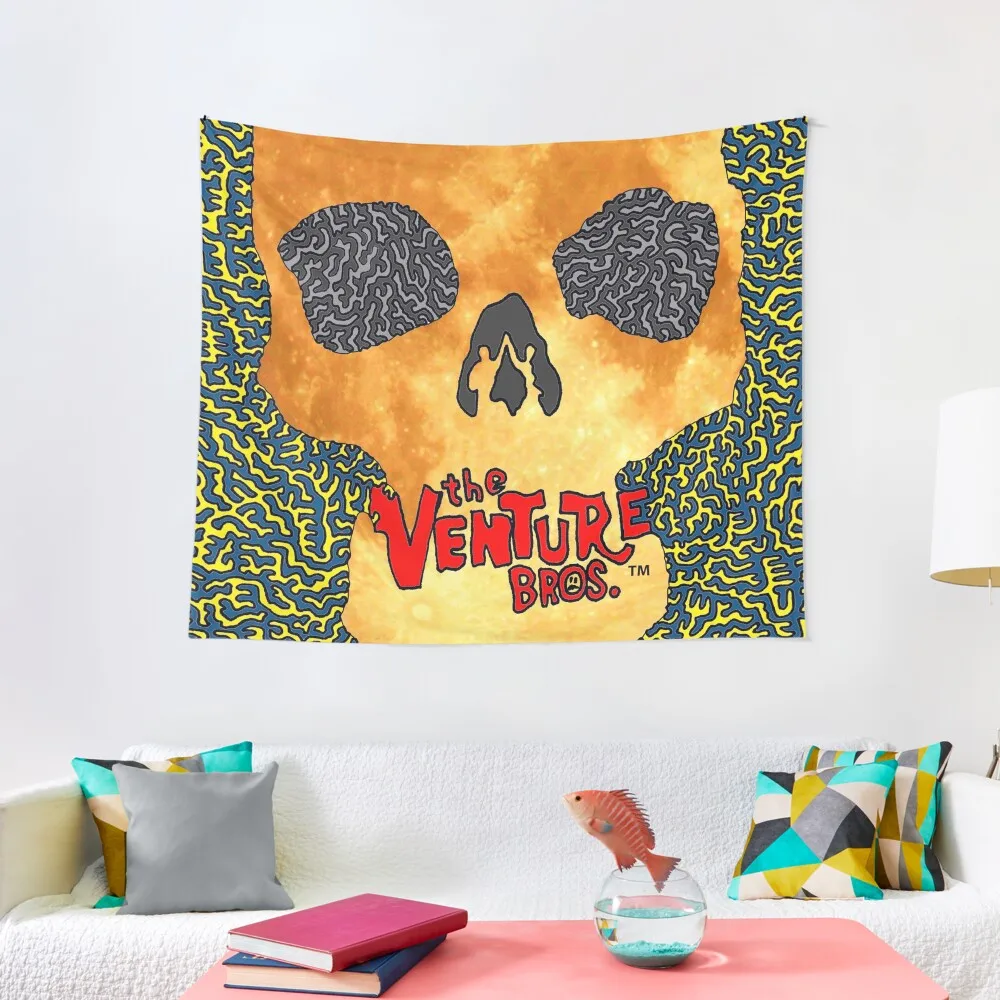 

The Venture Bros Logo - Moon Skull Tapestry Decor For Room Room Decor For Girls Decoration Bedroom Tapestry