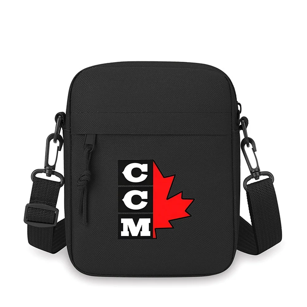 

CCM hockey Canadian leaf Men Crossbody Bag Single Shoulder Women Cartoon Anime Film Printing Design Unisex