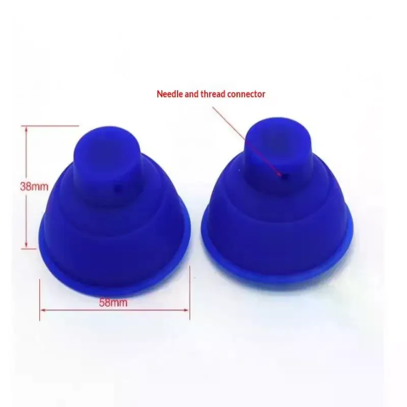 2mm Jack Sponge Electrodes for EMS Stimulator | Water-Absorbing Electronic Cupping Pads | 2Pcs Replacement Parts view 5