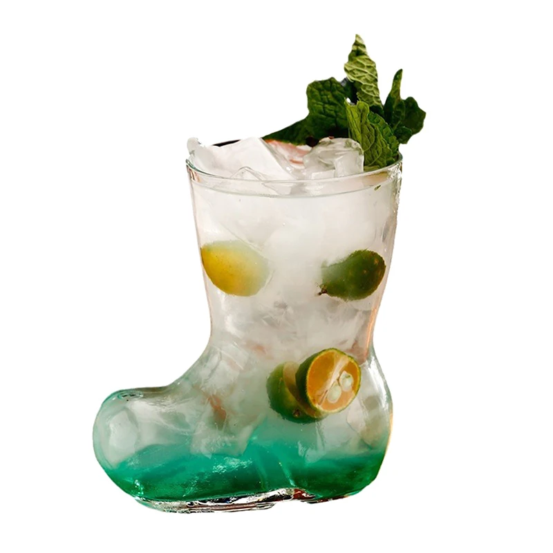 1pcs Personality Creative Cocktail Glasses Cup Boots Glass Cup Juice Glass Cold Drink Glass Cups Beer Glass Mug Wine Accessories