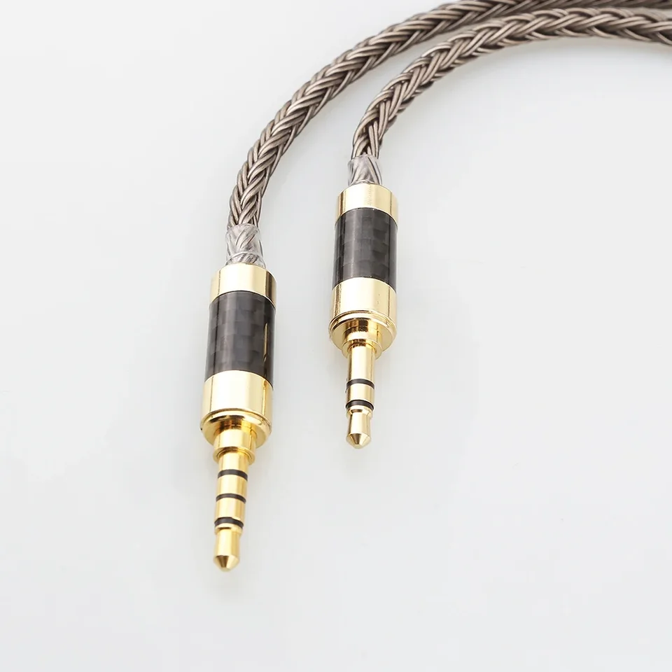 HIFI 16芯 7N OCC 3.5mm - 2.5mm 3.5mmステレオバランスAUXオス
