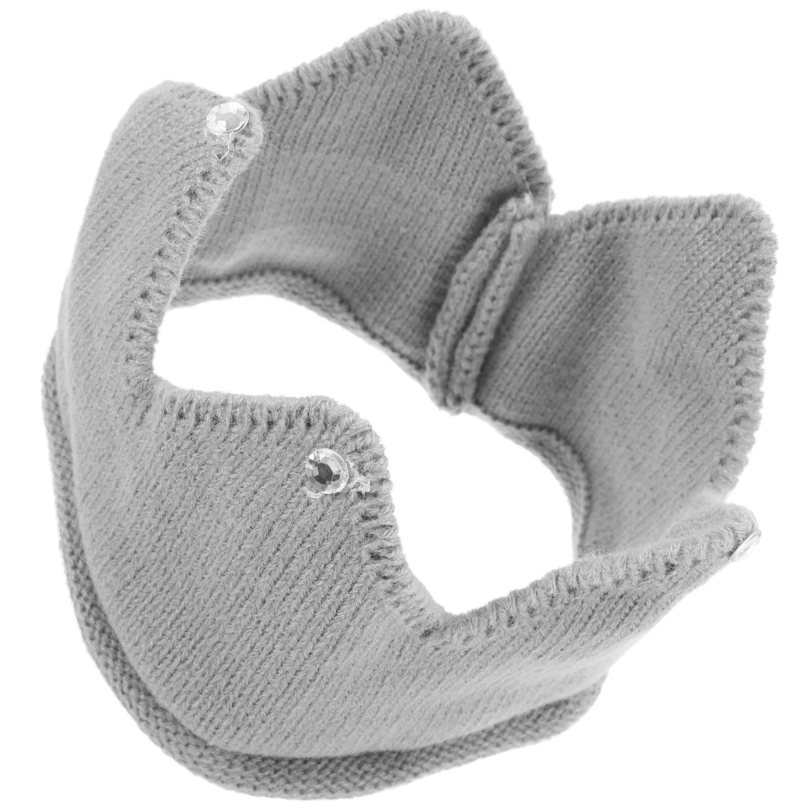 Cappello a corona per bambino Cappello a corona di compleanno lavorato a maglia per bambini Festa per bambini Materiali decorativi leggeri e sicuri Design elegante