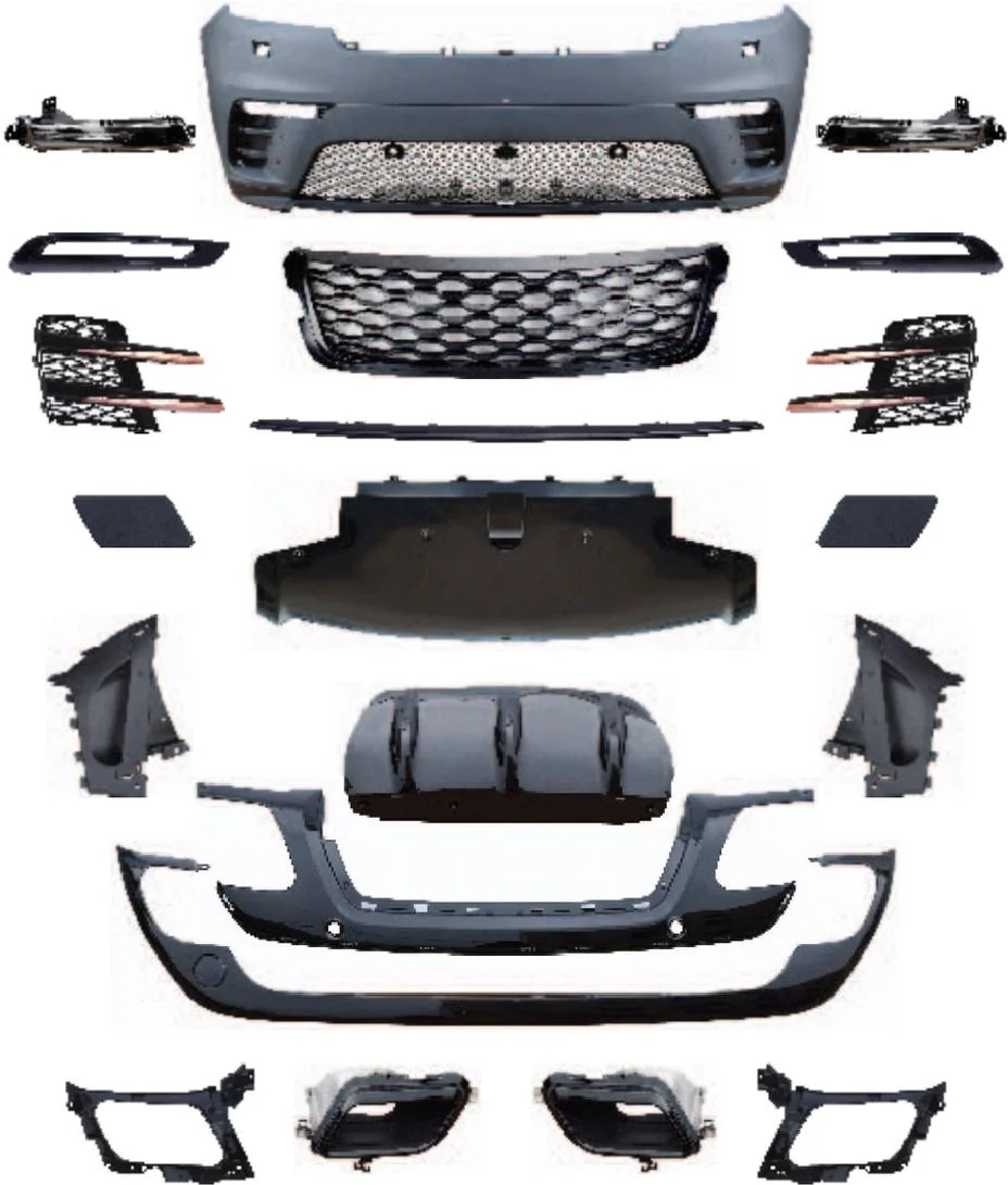 

Dream Garage Upgrade From Low Configuration To High Body Surround Kit Modification For Range Rover Velar Include Front Grille