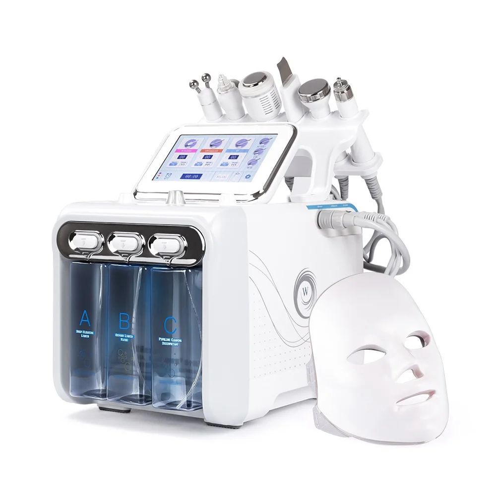 

H2-O2 Hydrogen Water Dermabrasion Machine Deep Cleansing Water Jet Diamond Dead Skin Removal Bio-lifting SPA Skin Care Tools