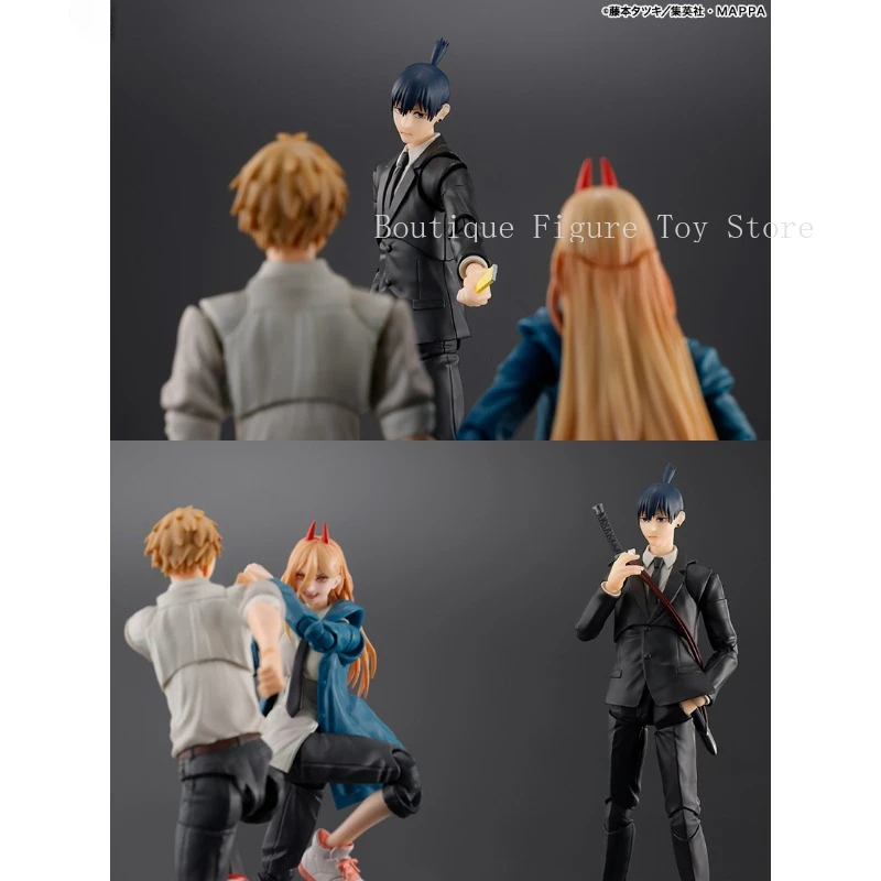 En Stock Original Bandai SHF motosierra hombre Hayakawa Aki figura Anime modelo juguete recoger regalo de acción