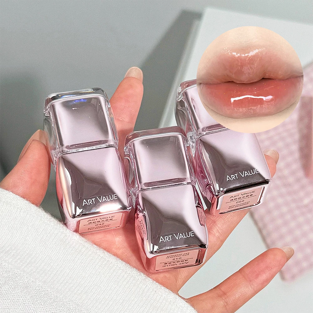 

Art Value Mirror Shine Lip Gloss, Hydrating & Moisturizing, Long-Lasting Luminous Finish, Smudge-Proof and Brightening Lip Gloss