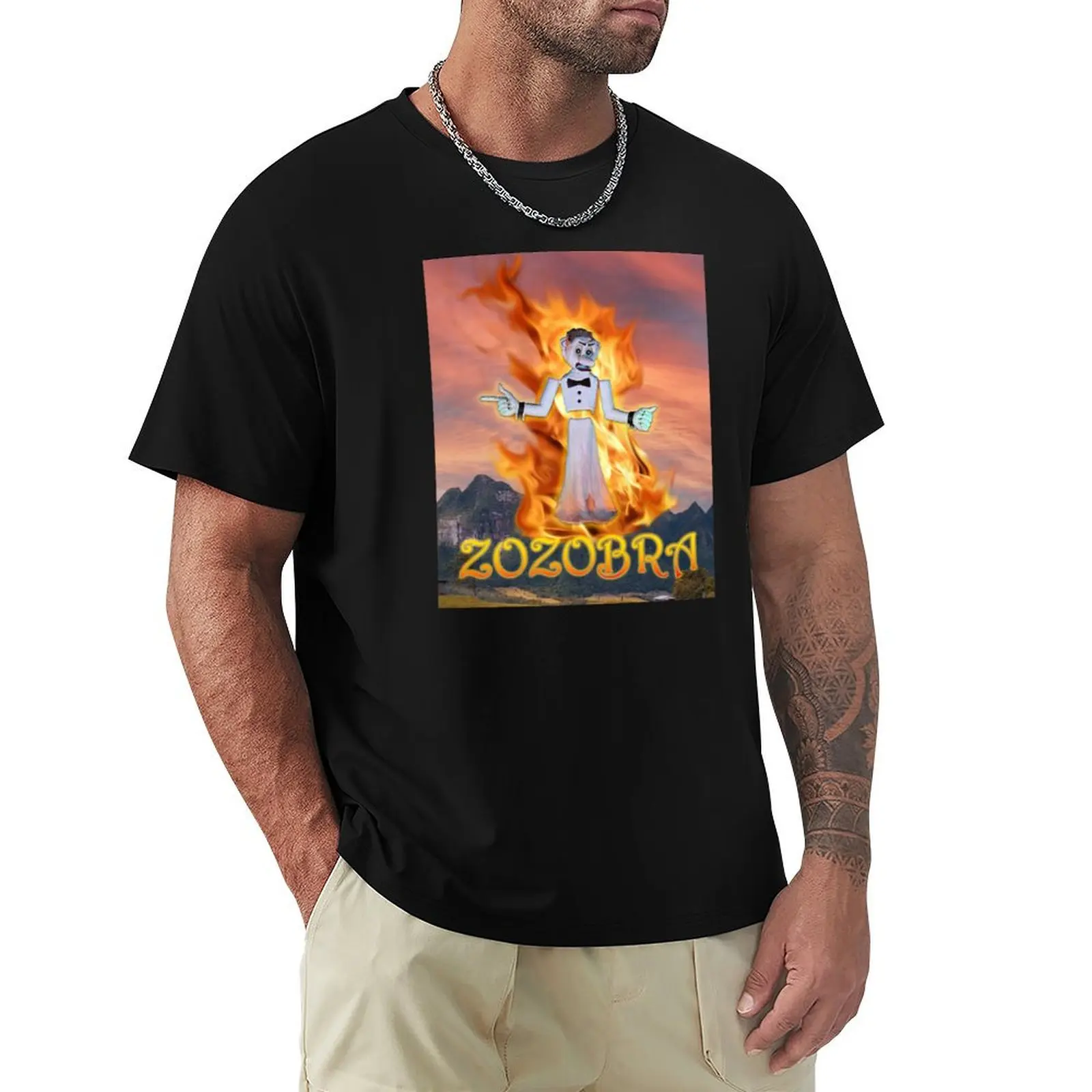 Zozobra, Old Man Gloom, Santa Fe New Mexico T-Shirt Sports Casual Short Sleeve Cotton Tee