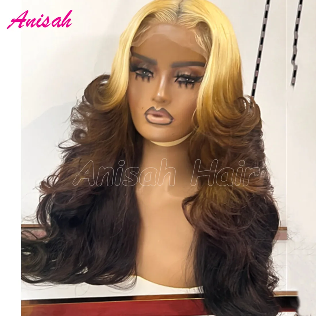 أومبير شقراء براون الدانتيل الجبهة الباروكات الشعر البشري 613 الملونة 13x4 13X6 الدانتيل الباروكات الأمامية للنساء غلويليس الدانتيل إغلاق الباروكات