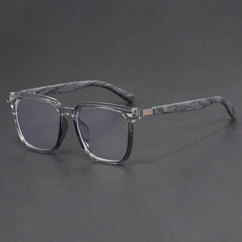 OLLYMURS квадратные очки в стиле ретро для мужчин и женщин, большие размеры, сверхлегкие оптические очки по рецепту, гибкие модные очки Fra TR90