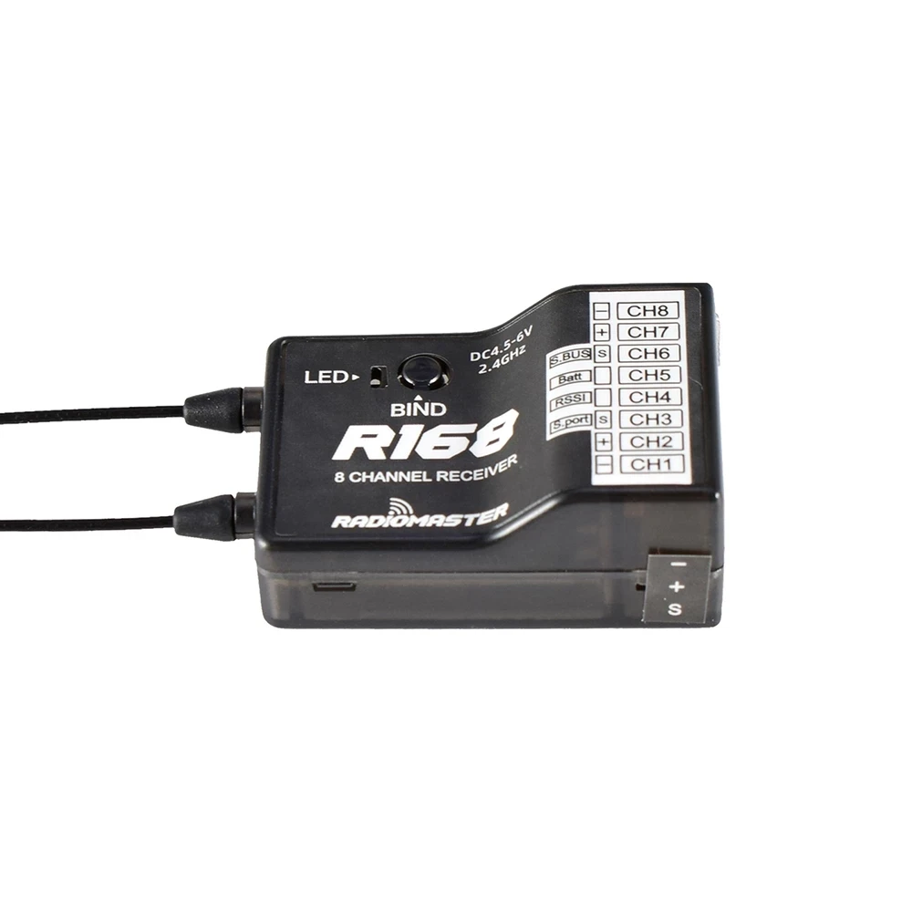 New RadioMaster R81 R84 R86 R86C R88 R161 R168 2.4GHz Over 1KM SBUS Nano Receiver Compatible FrSky D8 TX16S Support Return RSSI