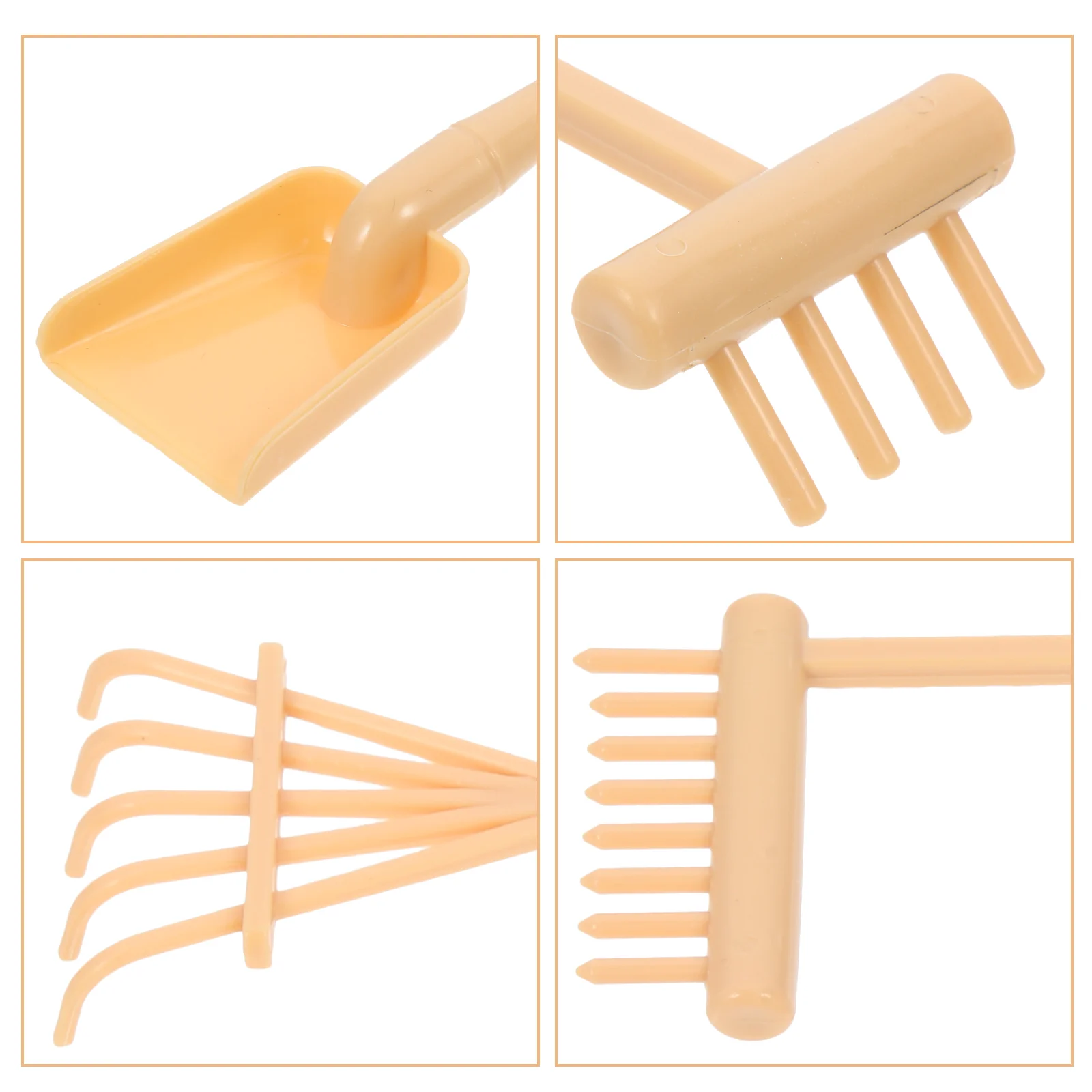 6 Pcs Zen Sand Table Rake Sandboxes Beach Garden for Desk Tools Kit Tray Plastic Crafts Rakes Shopping