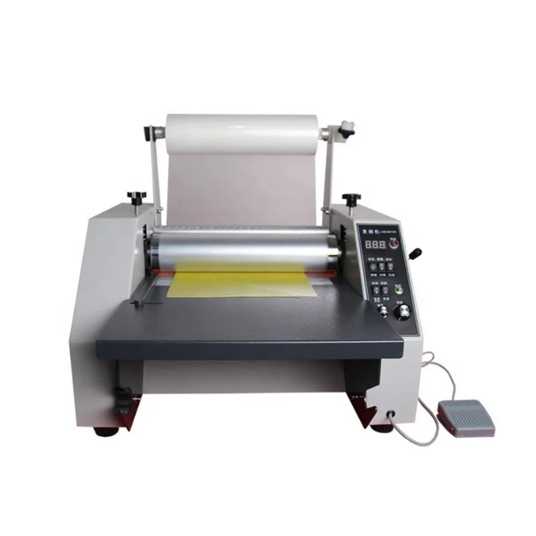 Bopp Film Hot Laminator 350 Single and Double Side Lamination Machine Film Pressing and Laminating Machine