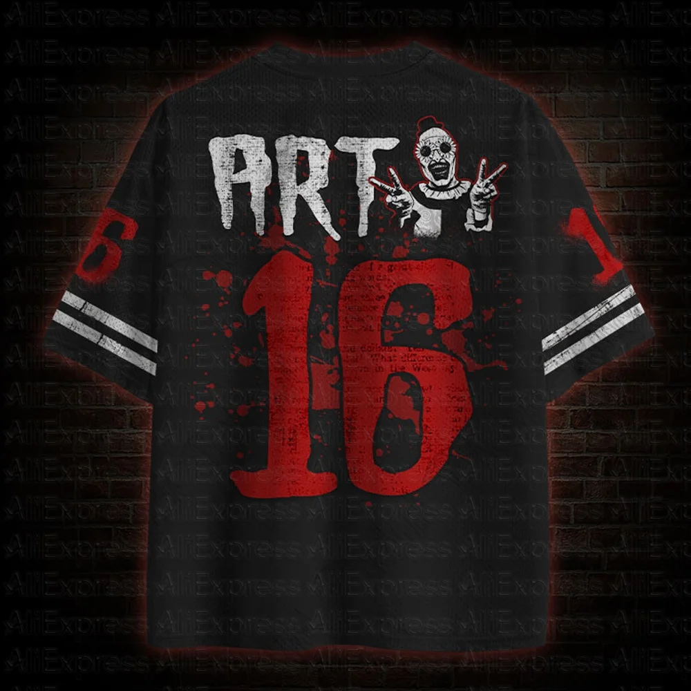 2026 New Movie Sports Fashion Adult and Children's Short Sleeve V-neck Street Eye Clothing Gothic Style Horror Fans Gift