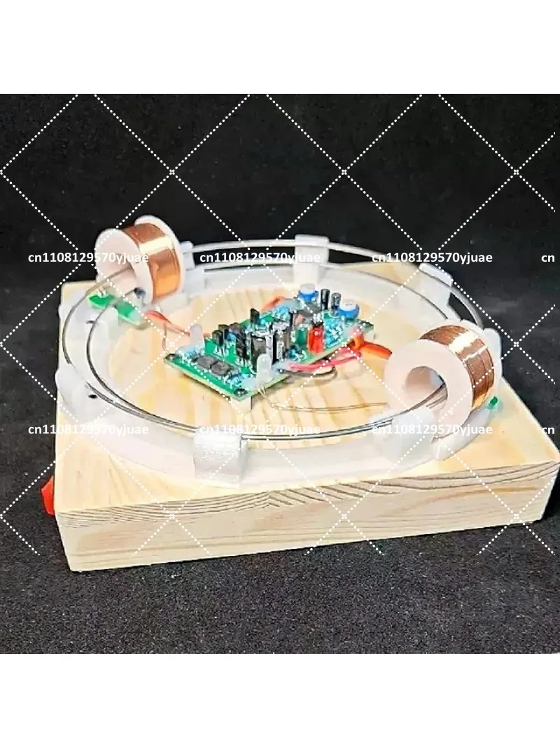 DIY Double Coil Electromagnetic Accelerator Physics Experiment Model Circular Motion Induction