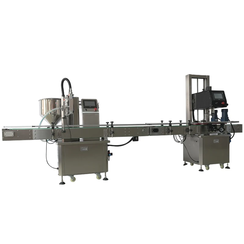 High-quality electric automatic capping machine with feeder,gear motor,pump, wooden packaging for spiral bottle wooden packaging