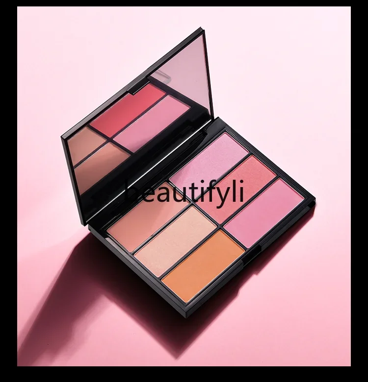 

6 six-color blush eyeshadow, grooming