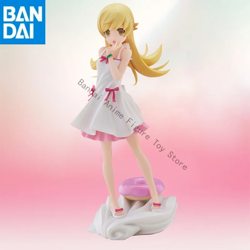 

В наличии Оригинальная фигурка BANDAI NAMCO BANPRESTO Monogatari Series ESPRESTO Sweet Bloom Oshino Shinobu ПВХ 22 см, модель игрушки