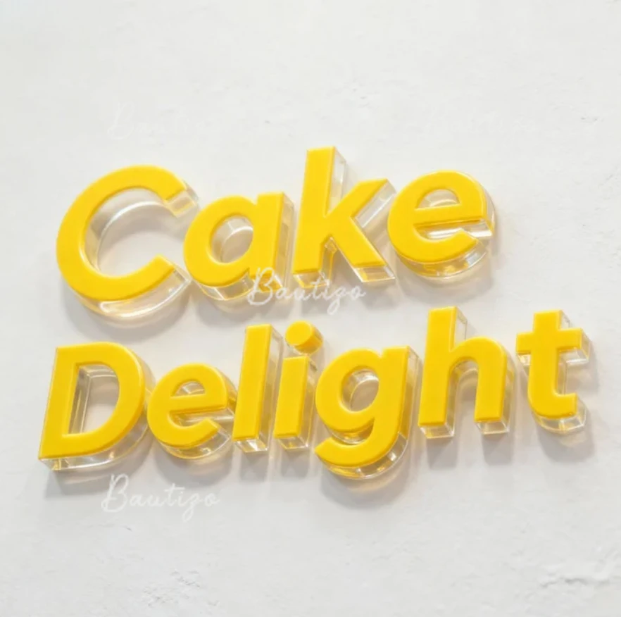 Custom Acrylic Signs Light Sign Shop Signage Led Behind English Letters to Wall Logo 3d Business Poster Luminous Brand Home