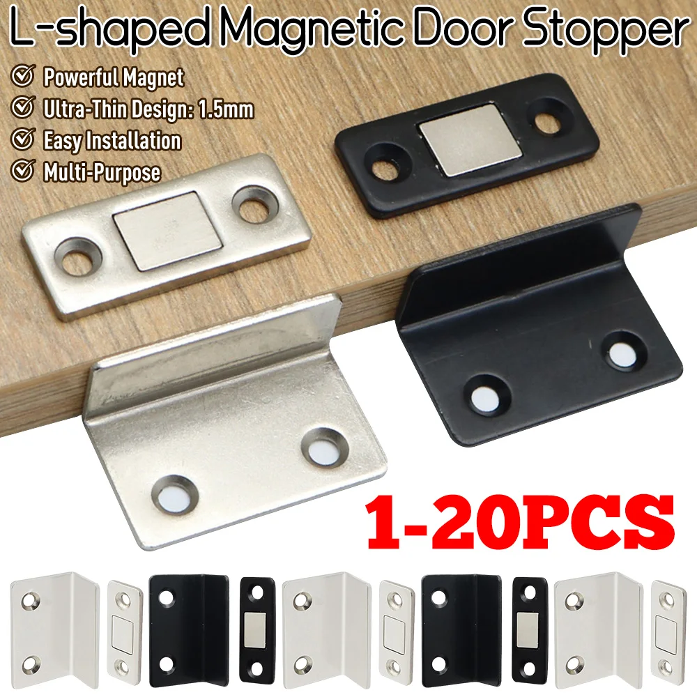 Wholesale Magnetic Door Catch Ultra-Thin Cabinet Catches Door Closed Magnets Sheet Adhesive Closet Drawer Window Magnet Latches