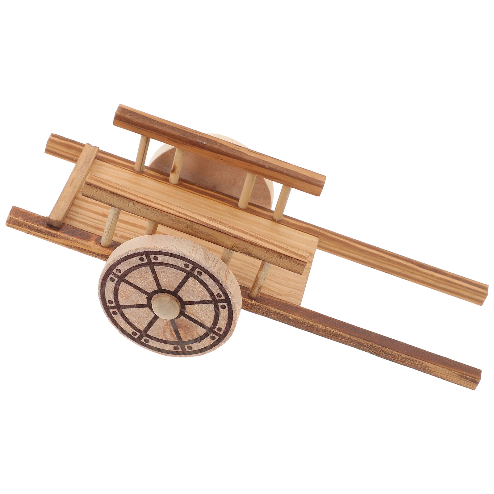 

Trolley Mini Garden Models Miniature Cart Toy Toys Agricultural Vehicles Wooden Simulation