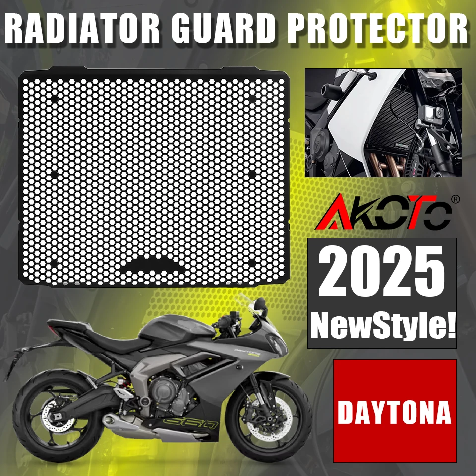 

Motorcycles Radiator Guard Grille Grill Cover Accessories Protection FOR DAYTONA 660 DAYTONA660 2024 2025 Parts