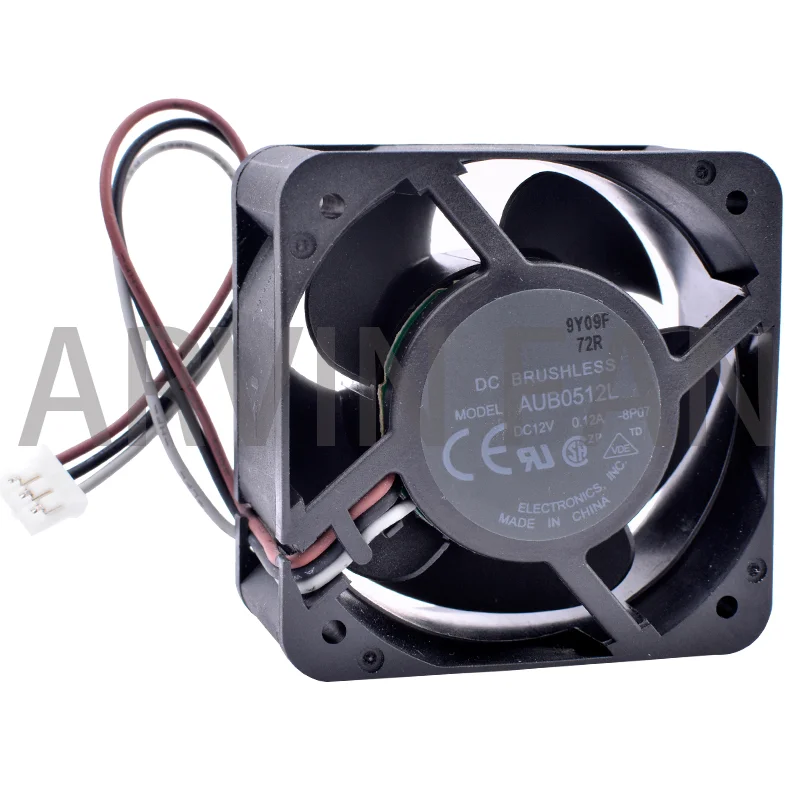 AUB0512L-ventilador de refrigeración de 3 líneas para reparación y reemplazo de proyector, 5cm, 50mm, 50x50x25mm, 5025 DC12V, 0.12A