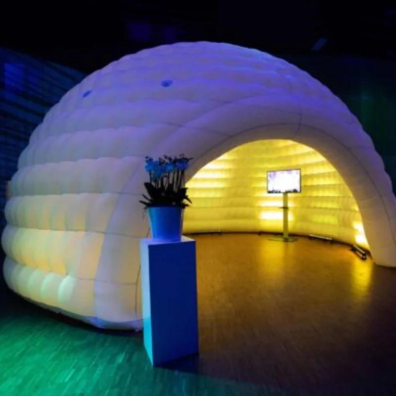 Namioty dmuchane kopułowe, białe namioty kempingowe dmuchane, namioty dmuchane kopułowe na sprzedaż
