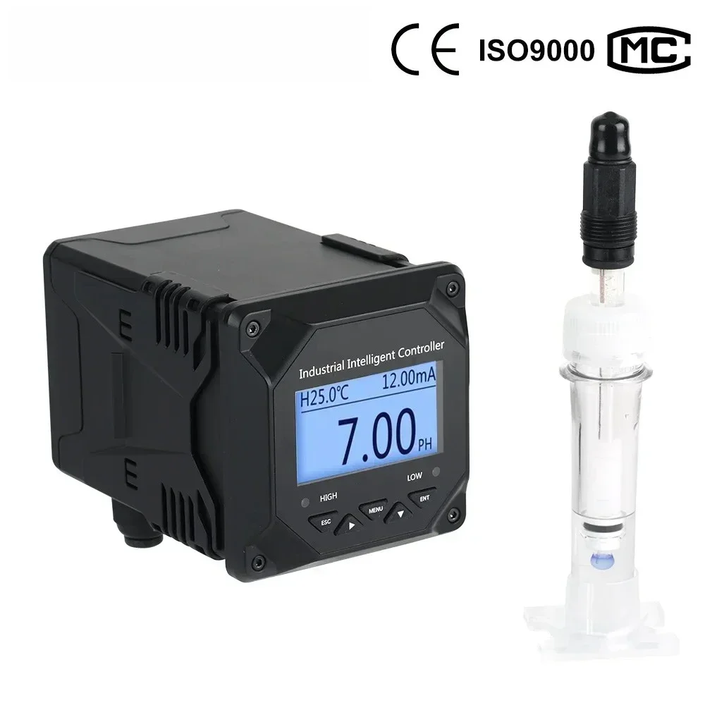 2025newHigh quality with certificate ph sensor and controller 4-20 ma rs485 swimming pool waste water treatment