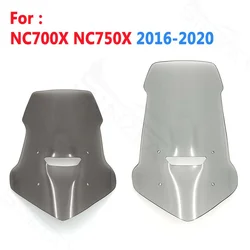 Screen For NC700X NC750X NC 700 750 X 2016-2020 Motorcycle Fairing Accessories Windshield Windscreen Wind Deflectors Gray