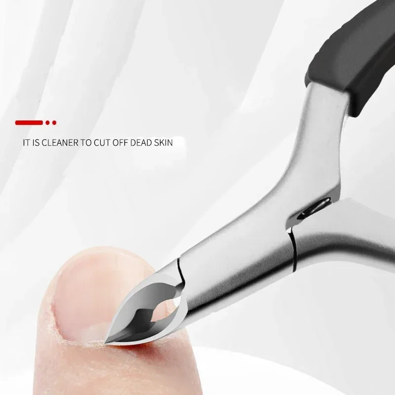 أداة مانيكير وباديكير لتقليم أظافر الأصابع وإزالة الجلد الميت - كماشة البشرة، كماشة القطع، المقص