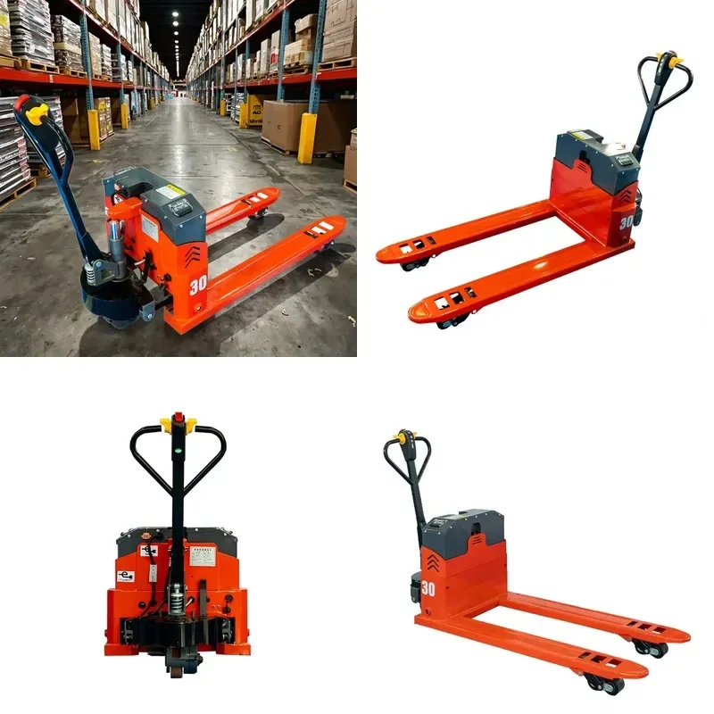 2 Ton Electric Fully Hydraulic Pallet Stacker for Cargo Transfer in Narrow Warehouses