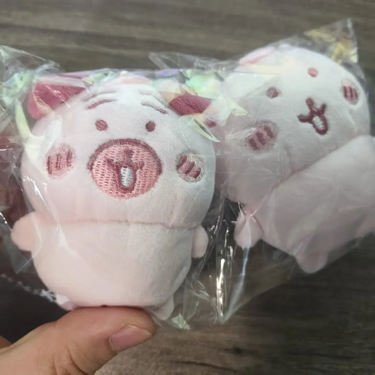 

Nagano Bear Sakura Pink Plush Keychain Kawaii Shirokuma Old Man Dog Stuffed Pendant Bag Charm Soft Toy New Gift Accessory