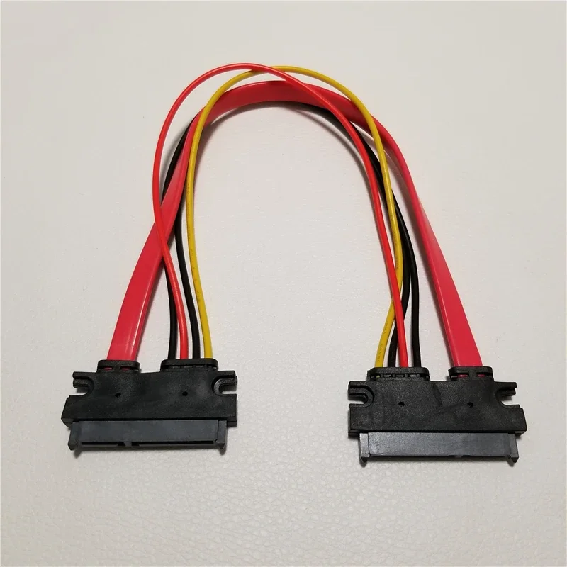 Sata Verlängerung kabel 22pin 22p 7 15pin 7 15p Daten power Buchse zu Festplatte Leitung 50cm