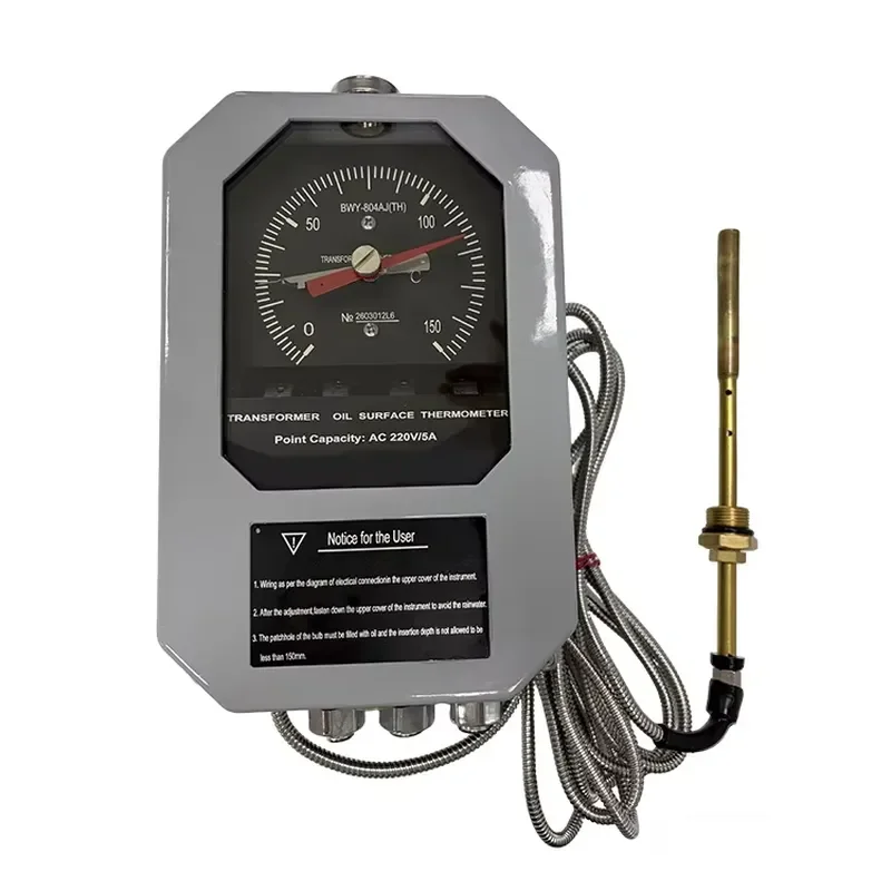 SPR BWY-804AJ(TH) Transformer Oil Surface Thermometer OTI with 4-20mA PT100 Output and 4 Adjustable Switches
