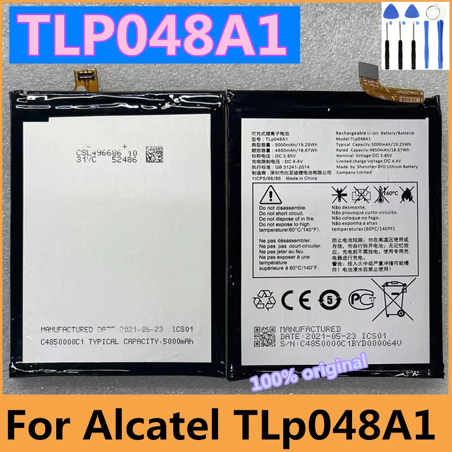 Original High Quality 5000mAh Alcatel TLp048A7 For TCL 20SE 20 SE TLp048A1 Cell Phone Battery