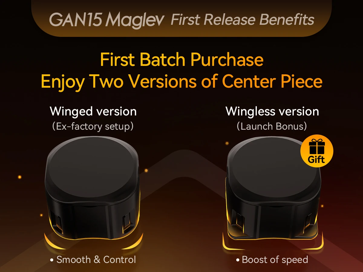 New GAN15 M Maglev UV Magnetic Speed Cube, 2024 Stickerless Professional Fidget Toy, GAN 15M Magic Puzzle Cubo Magic