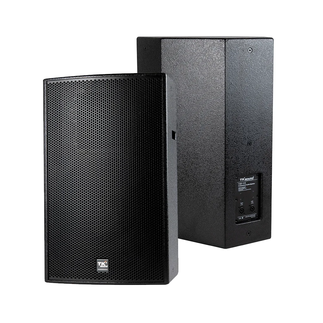 TKsound 15 inch pa speaker system full range speaker professional stage audio passive speaker