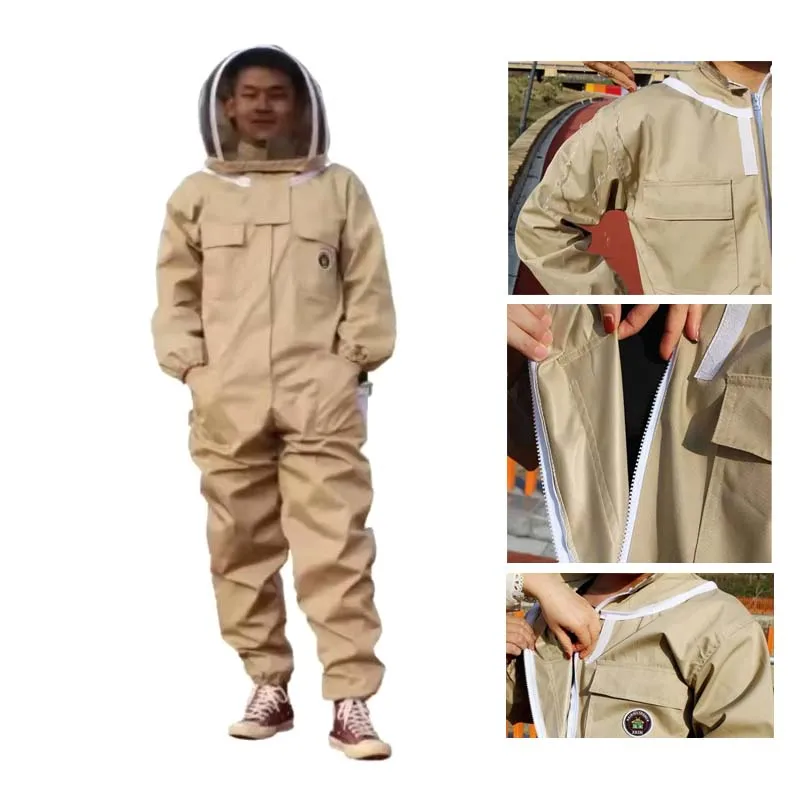 Bee Proof Clothing, Waterproof, Breathable, All over, Beekeeping, Full Set, Thickened, All in One Suit