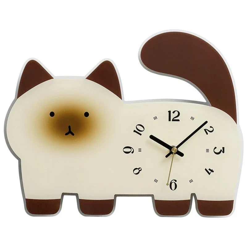 

Creative pendulum desktop clock living room entrance desktop ornament TV cabinet clock