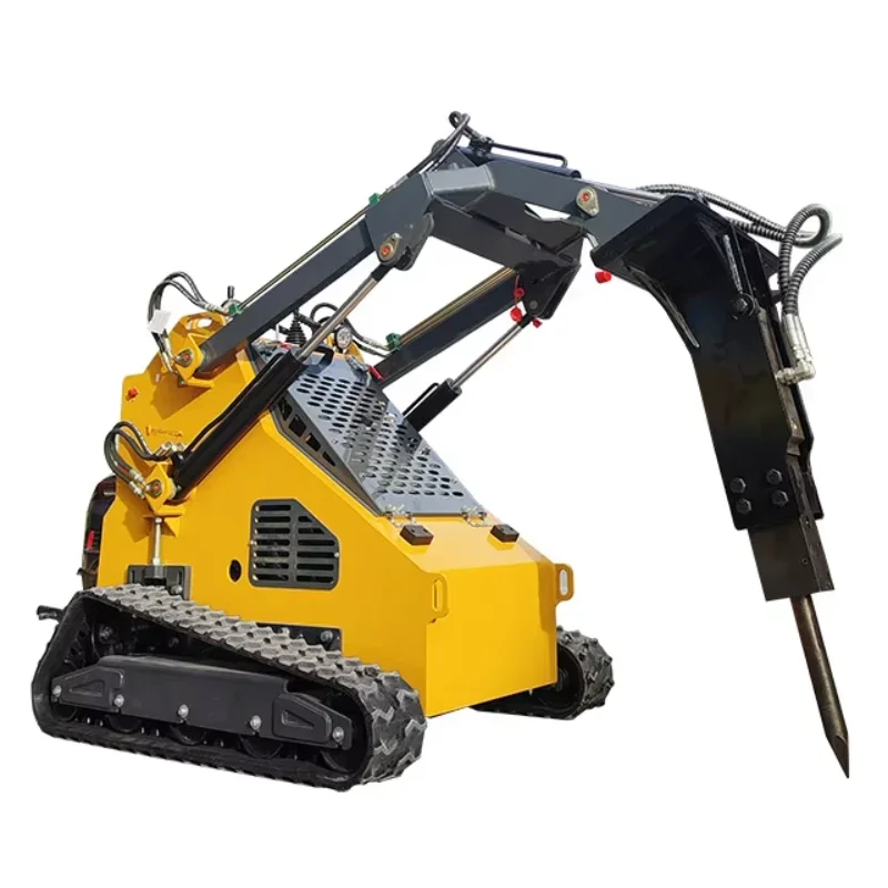 Compact Mini Skid Steer Loader Versatile for Various Applications Small But Mighty for Landscaping Construction and Farm Use