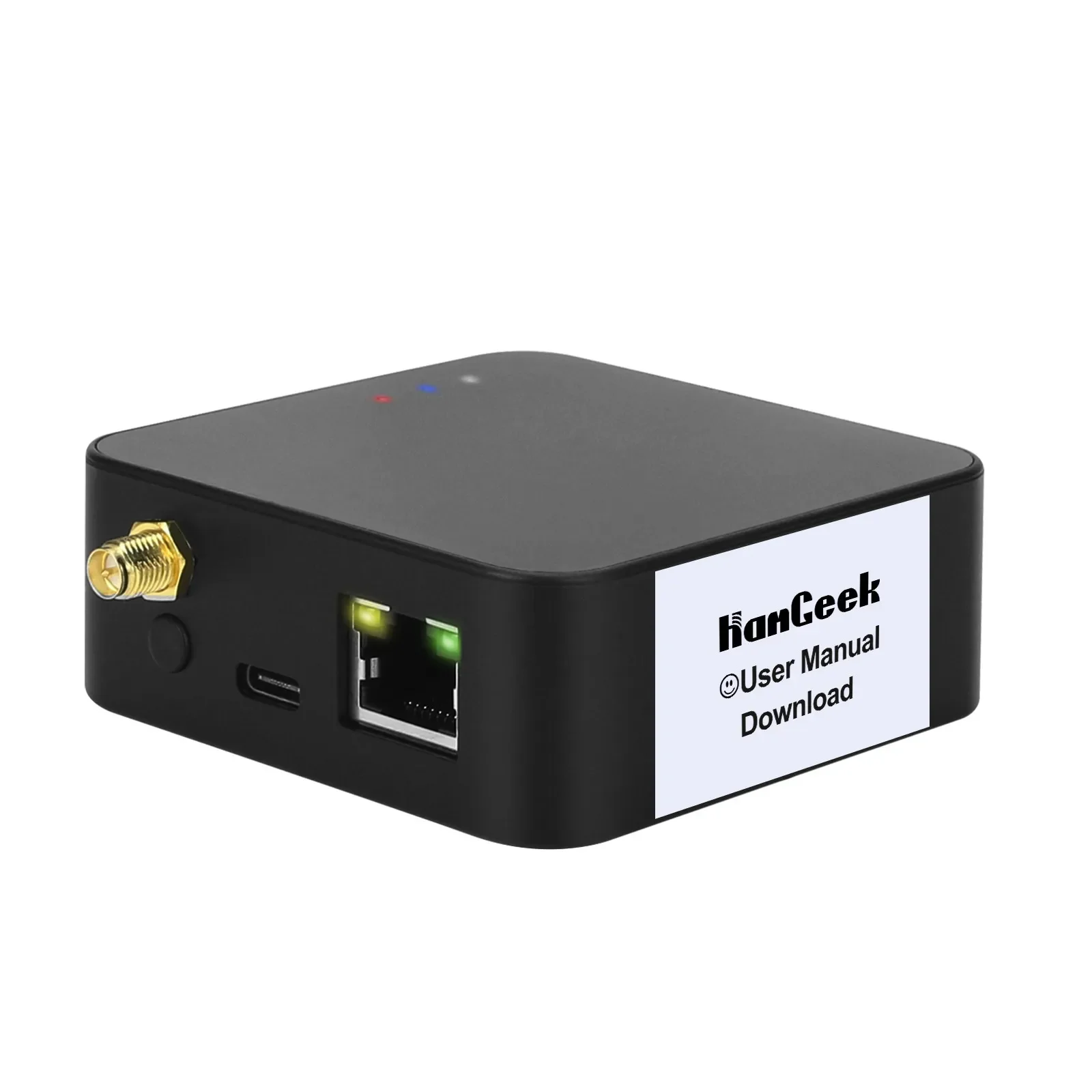 SmCpIn Stock HamGeek HMG-01 Plus Black Universal ZigBee Gateway Universal ZigBee Coordinator Without USB Cable