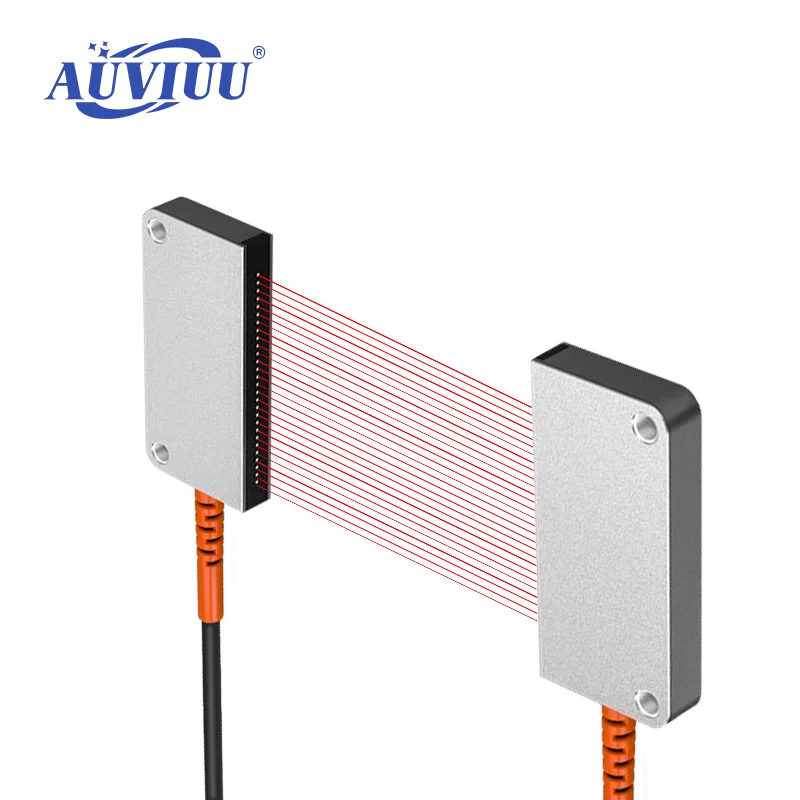 FM Matrix Fiber Optic Sensor Diffuse Reflective Through-beam Sensing Distance 50mm 120mm 500mm Stable Light Transmission