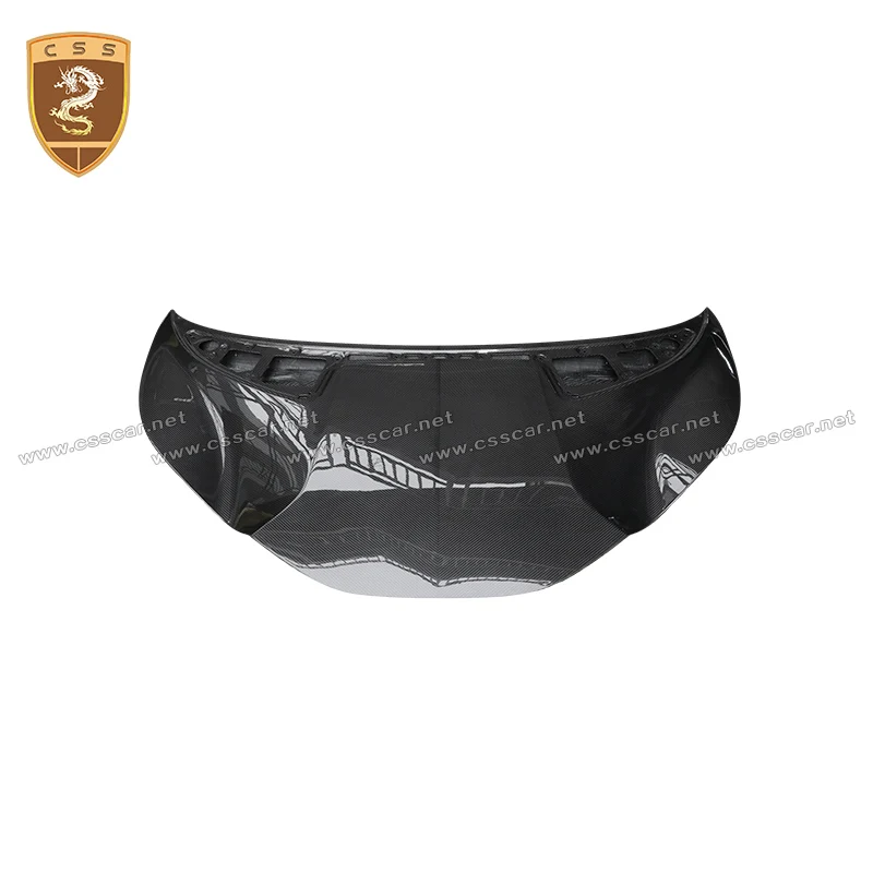 For Lotus Eletre 2022 V-Shaped Glossy Finishe Dry Carbon Fiber Engine Bonnet Front Hood OEM Replacement Car Refitting Accessory