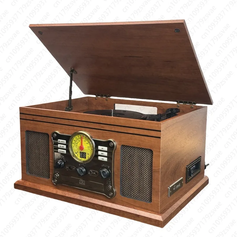 Retro phonograph vinyl record old-fashioned record CD player tape radio integrated multi-function speaker