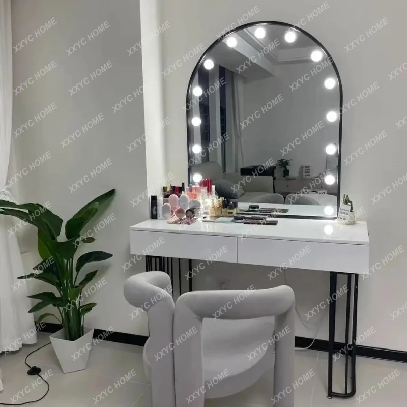 X-S  Studio dressing table with lamp Professional makeup Senior studio Special dressing table HG