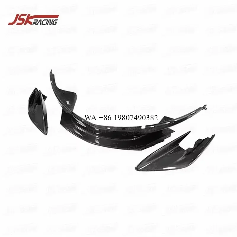 Wmwmnu Carbon Fiber Front Lip Bumper Splitter for 540C 570S 570GT 600LT 2015-2018 Style Body Kit Accessories