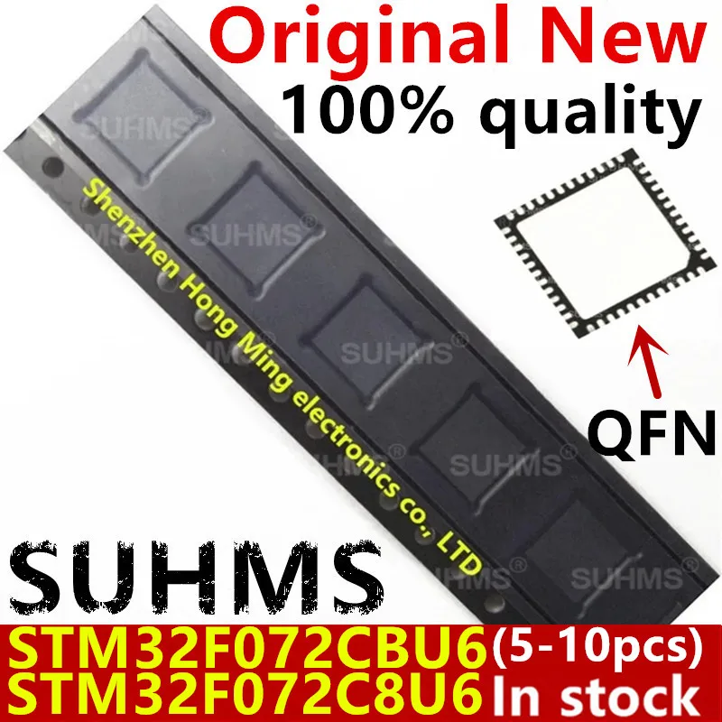 

(10 шт.) 100% Новинка STM32F072CBU6 STM32F072C8U6 STM32F 072CBU6 072C8U6 QFN-48