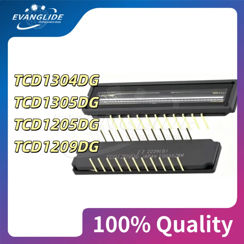 1 PCS TCD1209DG TCD132D TCD1304AP TCD1304 TCD1305 TCD205 TCD209 DIP ceramic scanning mirror, CCD linear image sensor