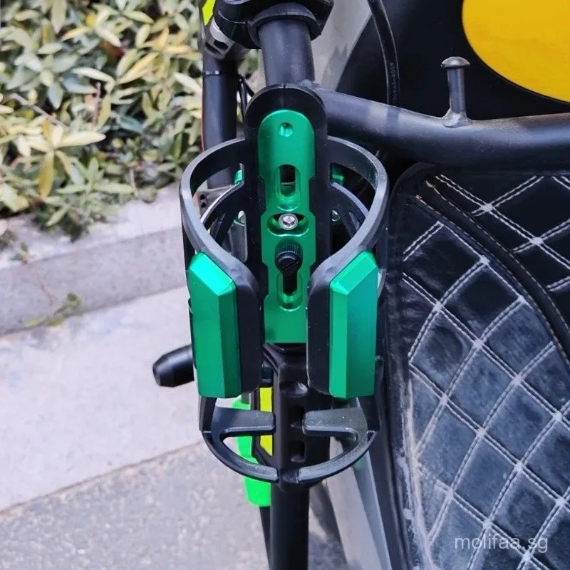 ل SYM Husky Adv 150 دراجة نارية الوفير المشروبات شرب الماء كأس قوس المقود البلاستيك السفر غلاية زجاجة حامل حامل #3